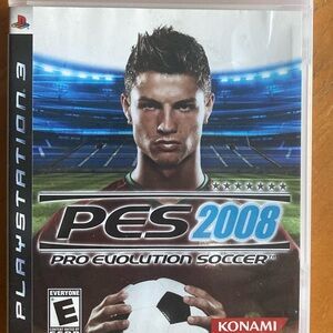 PES 2008 Pro Evolution Soccer PS3 Sony PlayStation 3 w/Manual Complete